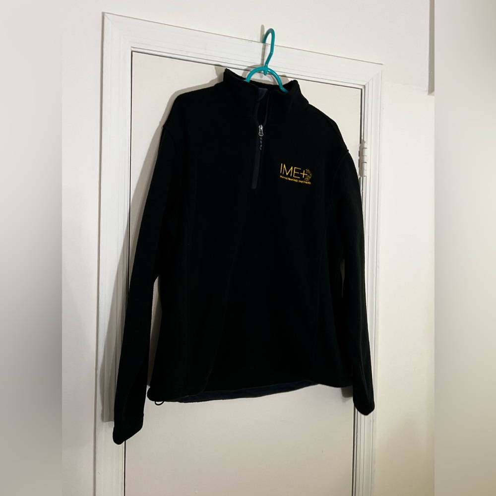 Black 1/4 zip fleece jacket #fleecejacket
Size Large